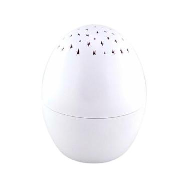 Imagem de Luminária Musical Little Egg divertida projeta estrelinha e lua lúdico