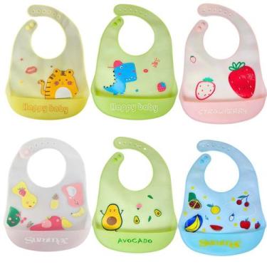 Imagem de Babador Infantil Impermeável C/ Bolso pega Migalhas - Castela - CASTEL