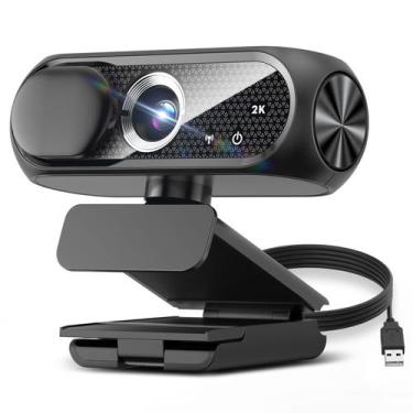 Imagem de Webcam Shcngqio TWC29 2K HD USB com microfone e tampa de privacidade