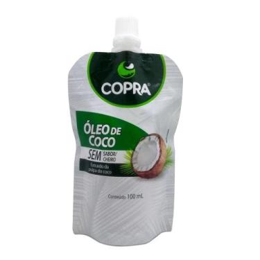 Imagem de Óleo de Coco Copra Extra Virgem Sem Sabor Sache 100ml - Ideal para Cul