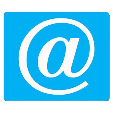 Imagem de Mouse Pad Retangular Arroba em PVC TopGet - (Azul Claro)