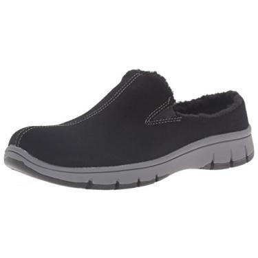 Imagem de Easy Street Kana Mule feminino, Camurça preta, 7 Narrow