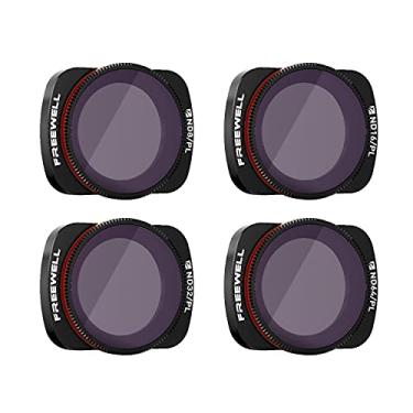 Imagem de Freewell Bright Day – Série 4K – Pacote com 4 filtros de lente de câmera ND8/PL, ND16/PL, ND32/PL, ND64/PL compatíveis com DJI Osmo Pocket
