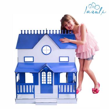 Kit Casa De Bonecas Com Moveis Escala Barbie Emily Estilo Princesa