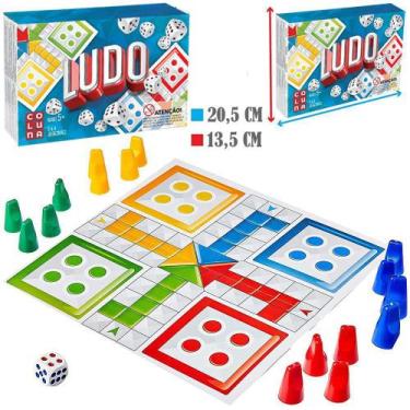 Jogo De Tabuleiro Ludo infantil coluna jogos educativos em Promoção na  Americanas