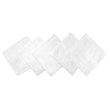 Imagem de Fralda De Pano Dengo Pacote Com 5 Unidades Branca 65x65CM