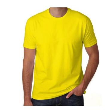 Imagem de 10 Camiseta De Poliéster Sublimática Amarelo Canário - Hd Npng