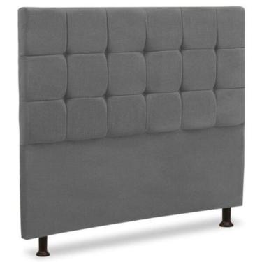 Imagem de Cabeceira Luxo Sleep Malu Casal 160cm Cinza