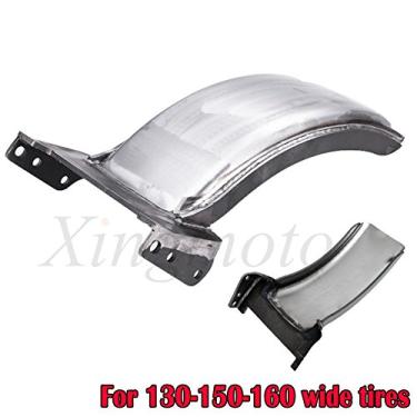 Imagem de Para-choque traseiro NBX- 7,5" de largura 58,4 cm de roda sem estrutura para compatível com molduras Harley Soft