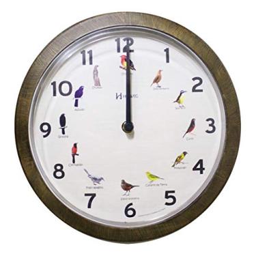 Imagem de Relógio Parede Passarinhos 6658 Canto Pássaros Brasileiros
