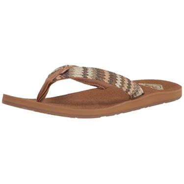 Imagem de Roxy Chinelo feminino Porto Rope, Folha de outono multi, 34