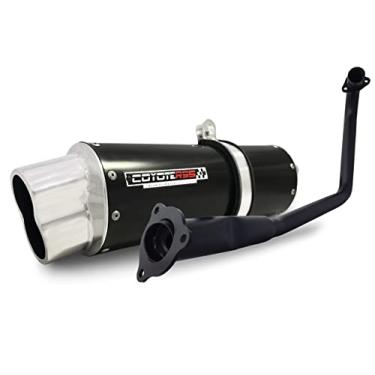 Imagem de Escape/Ponteira Coyote RS5 Boca 8 Aluminio Oval - Apache 150 - Polido