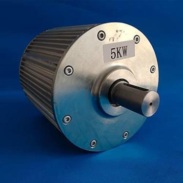 Imagem de 5000W 300RPM 3 Fase Gearless Gerador De Ímã Permanente Com Base 96V 220V AC Alternador 5KW Gerador De Turbina Eólica,Constructive23