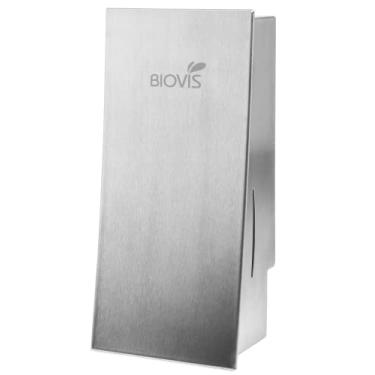 Imagem de Dispensador Saboneteira Líquida Slim Noble Inox 800ml - Aço inox 304 Escovado - Biovis