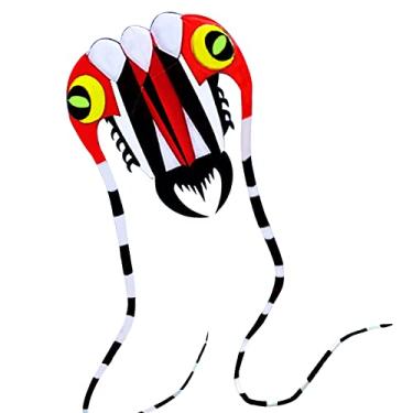 Imagem de Wemay Pipa 3D para crianças e adultos Enorme Parafoil Macio Sem Moldura Pipa Gigante Com Corda de 30m Para Jogos Ao Ar Livre Beach Park Viagem Em Família