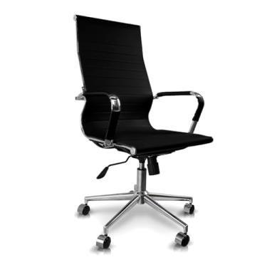 Imagem de Cadeira Presidente Giratória Esteirinha Charles Eames - Variação (preta)