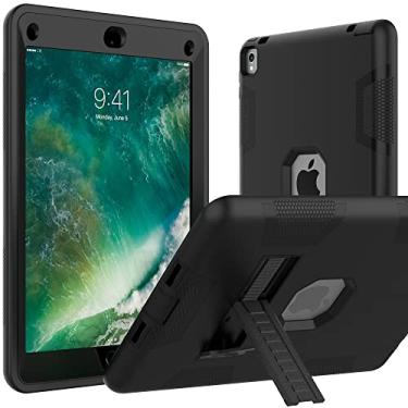 Imagem de Puxicu Capa para iPad Pro de 9,7 polegadas versão 2016 (modelo antigo), proteção resistente resistente, capa para iPad Pro de 9,7 polegadas 2016 (A1673/A1674/A1675), preta