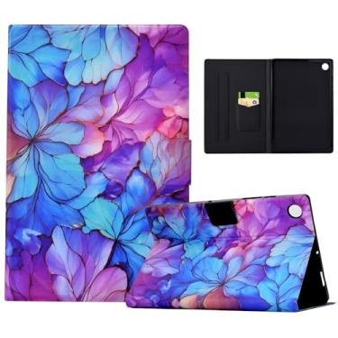 Imagem de Dteck Capa ultrafina para tablet Samsung Galaxy Tab A9+ Plus 27.9 cm 2023 (SM-X210) - Capa fólio de couro PU [possui hibernar automático e suporte/compartimentos embutidos], capa fofa de desenho