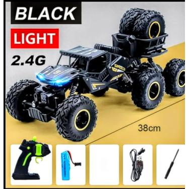 Imagem de Carro de controle remoto off-road 6x6, adulto criança, carro de rádio 2.4G, carrinho caminhão