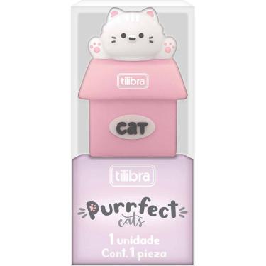 Imagem de Apontador 1 Furo sem Depósito Tilibra - Purrfect Cats