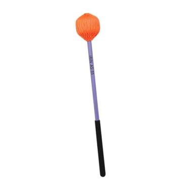 Imagem de Colaxi Acessórios para instrumentos de marimba, martelo de tímpano de percussão orquestral portátil resistente para sinos, amante de marimba iniciante, Laranja