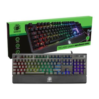 Imagem de Teclado Profissional Pc Gamer Mecânico Rgb Original Nemesis - 5+