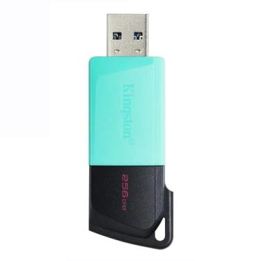 Imagem de Pen Drive Kingston Exodia DTXM-256 - 256GB - Preto e Verde