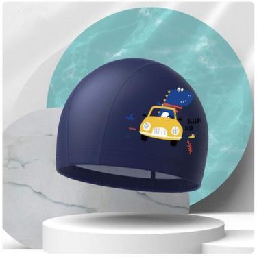 Imagem de Touca Natação Infantil Profissional Impermeável Menino/Menina - Poolsy