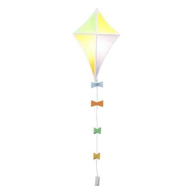 Imagem de Abajur De Parede Pipa Colorida Quarto Bebê Infantil Menino - Potinho d