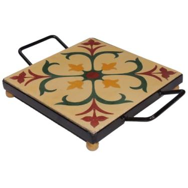 Imagem de Descanso de Panela Apoio De Mesa Ladrilho Hidráulico (D1)