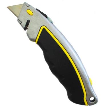 Imagem de Estilete Trapezoidal Pro Corte Versátil Lâmina 18mm 5 Lâminas Fertak T