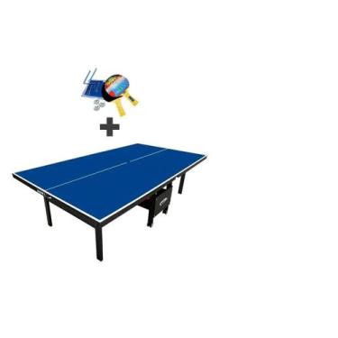 Imagem de MESA DE PING PONG MDF 18mm Klopf 1084 C/ RODAS + KIT Completo 5031