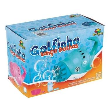 Imagem de Super Golfinho Bolas Sabão Brinquedo Lança Bolhas - P&D