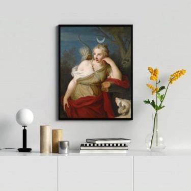 Imagem de Quadro Decorativo Artemis- A Deusa Da Lua 33x24cm - Quadros On-line, M