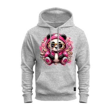 Imagem de Moletom Panda Swag Estampado Agasalho Aconchegante - Nexstar, Cinza, P