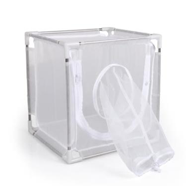 Imagem de RESTCLOUD Gaiola de criação de insetos, gaiola de criação de insetos com malha ultrafina, tamanho 30,5 x 30,5 x 30,5 cm