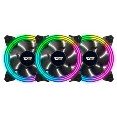 Imagem de Cooler Fan para Gabinete Aigo darkFlash CF11 Pro ARGB 3 em 1, preto