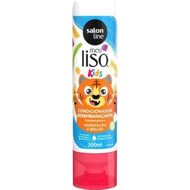 Imagem de Salon Line, Condicionador, Meu Liso, Hialurônico, Hidrata e Preenche, Vegano - Cabelos Lisos, 300 ml