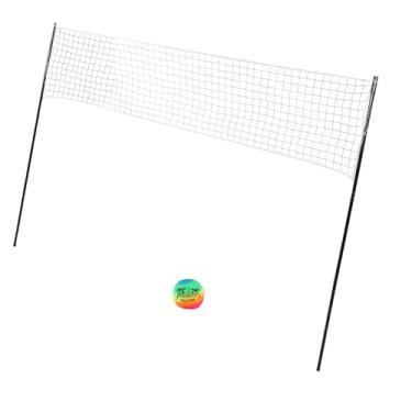 Imagem de Conjunto de Rede de Vôlei Profissional Portátil, até 12 Jogadores Completos Com Hastes de Suporte que Carregam Bolsa Ideal para Externo, Acampamento, Viagens, Crianças, Adultos