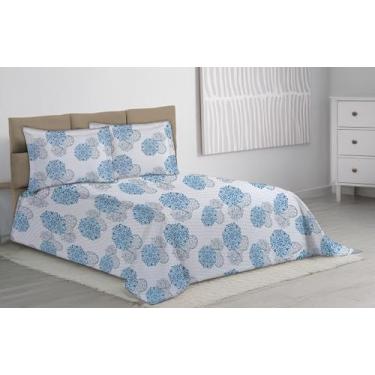Imagem de Colcha Cobre Leito King 3 Pçs Piquet Favinho (Arabesco)