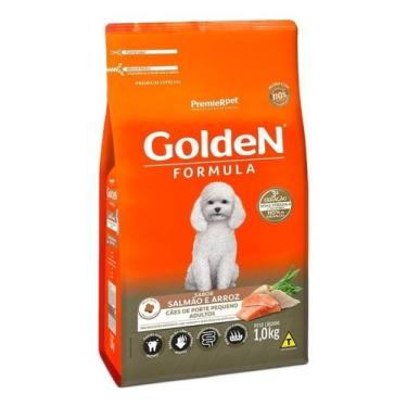 Imagem de Ração Golden Mini Bits Cães Adultos Salmão 1kg - PremieRpet