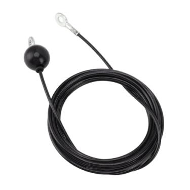 Imagem de Cabo da Polia de Fitness, Corda de Arame de Aço de 5 Mm Grossa Com Substituição de Bola de Tampa para Máquinas de Peso Equipamentos de Ginástica Em Casa (5 metros)