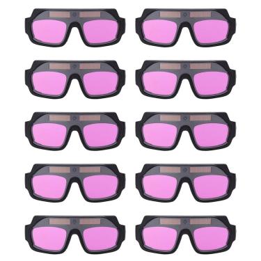 Imagem de Oculos de Solda Solar Kit 10 Unidades Epi Soldador Eletrodo Anti Reflexo Protecao Escurecimento Uv Automatico