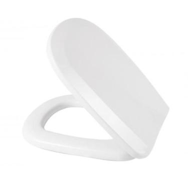 Imagem de Assento Almofadado Nexo Branco Tampa Para Vaso Roca Branco - Metasul