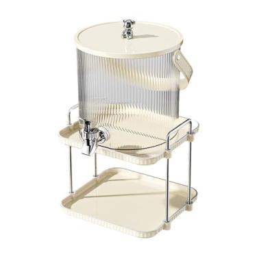 Imagem de Bothyi Dispensador de bebidas Pote de bebida fria com Spigot Bebks Barrel Water Pitcher de água para mesa gelada gelada da geladeira, com Suporte