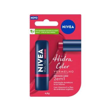 Imagem de Hidratante Labial Nivea Hidra Color 2 em 1 - 4,8g