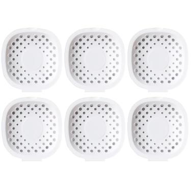 Imagem de Pacote com 6 eliminadores de odores de geladeira, absorvente de odor de carvão ativado natural sem cheiro e umidade para geladeira, freezers, refrigeradores, guarda-roupa e sapatos