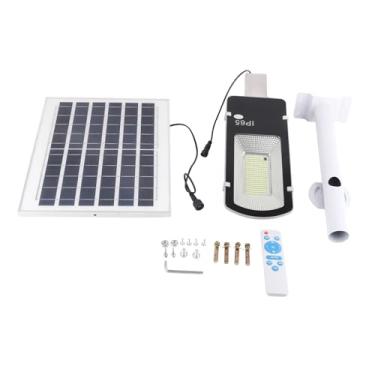 Imagem de 100W LED Solar Street Light Alto Brilho IP65 Impermeável Carregamento Rápido Lâmpada Automática Lâmpada Externa para Parque de Rua