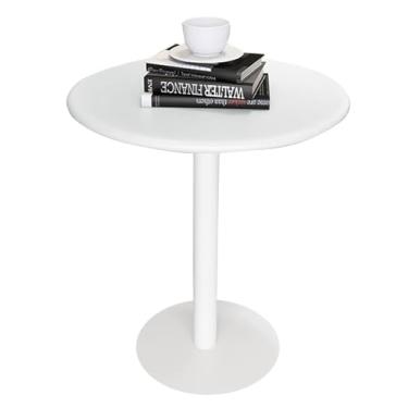 Imagem de Mesa de pub mesa de bar redonda balcão de café da manhã mesa alta de jantar, com mesa de ferro de metal, para cozinha doméstica, quarto, café, espaços pequenos