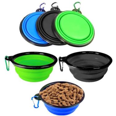 Imagem de Comedouro e Bebedouro Portátil PET para Passeio do Cachorro - Cim Toys